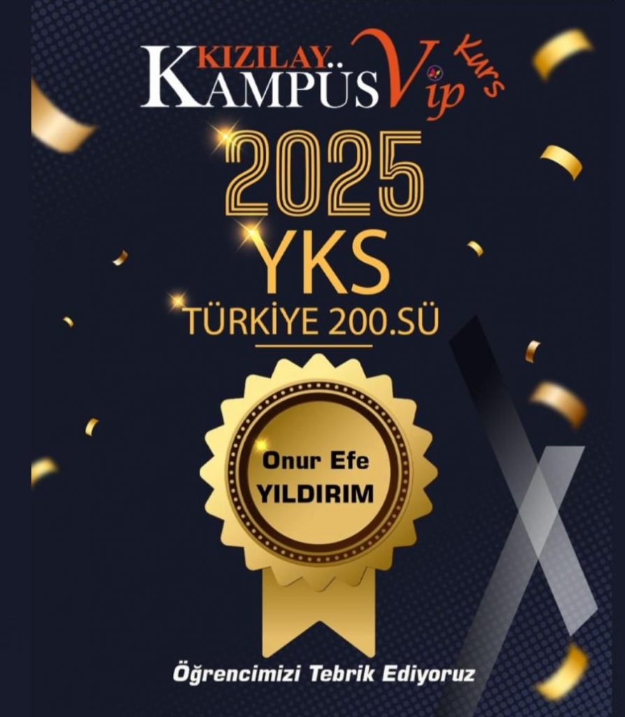 2025 YKS Derecemiz