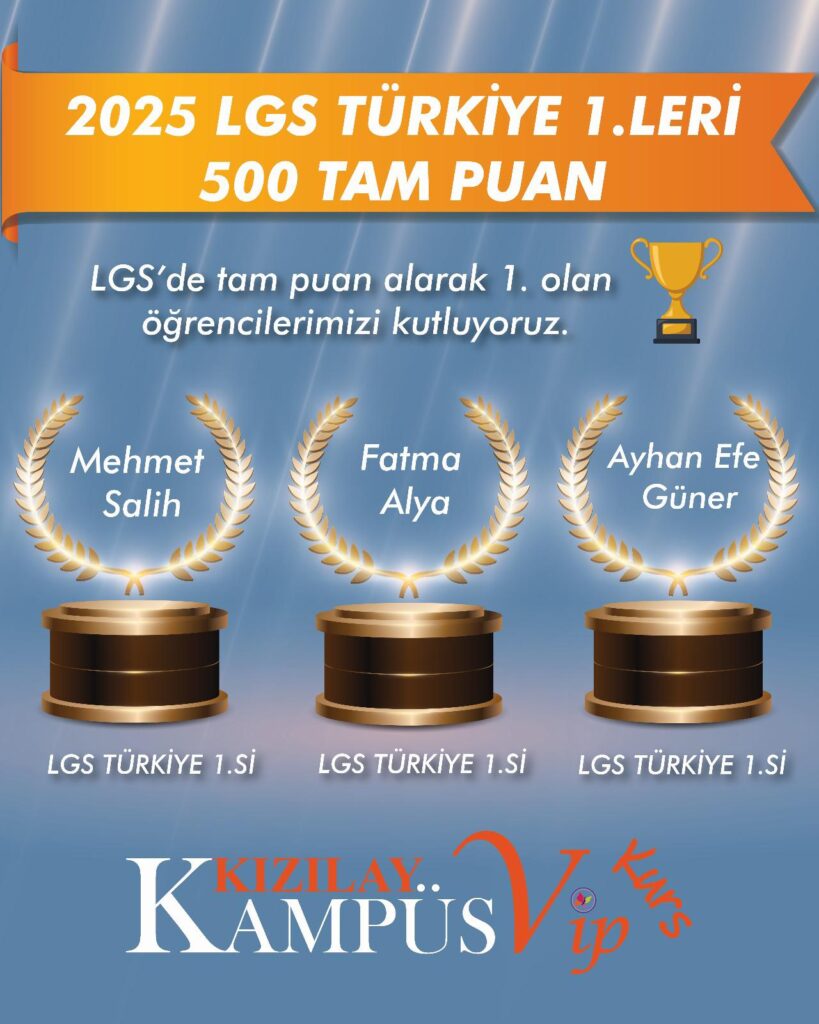 2025 LGS 1.Lerimiz Kampüs Vip