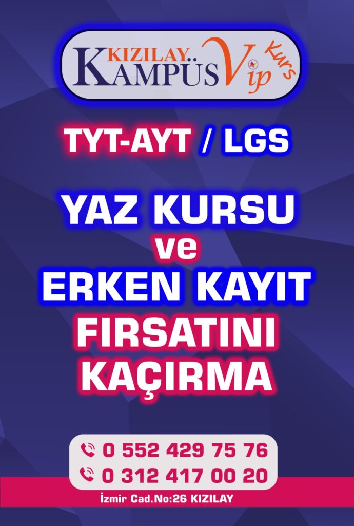 Yaz Kursu ve Erken Kayıt Fırsatı