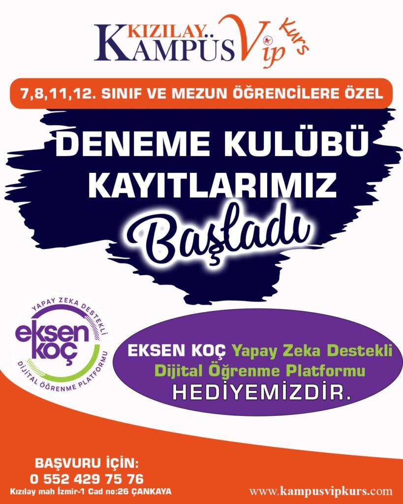 Deneme Kulübümüze Bekliyoruz