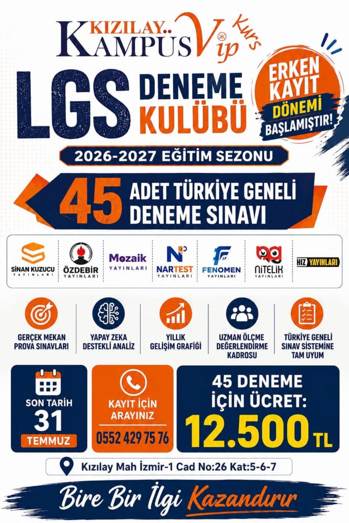 Deneme Kulüplerimizi Kaçırmayın