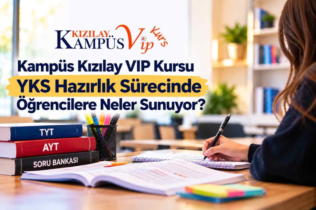 Kampüs Kızılay VIP Kursu YKS Hazırlık Sürecinde Öğrencilere Neler Sunuyor?
