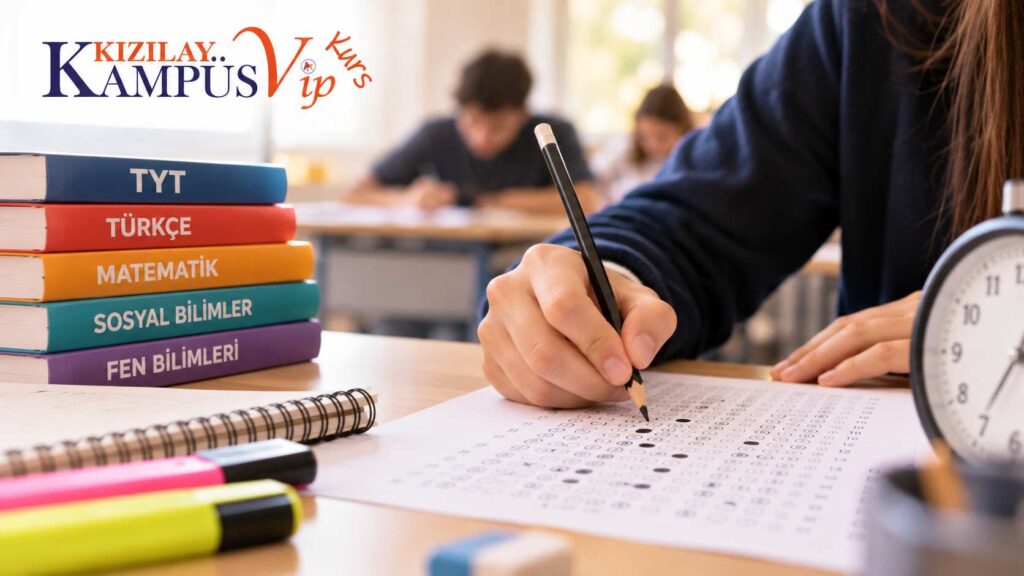 Kampüs VIP Kurs ile TYT Netlerini Artırmaya Yönelik Düzenli Çalışma Süreci