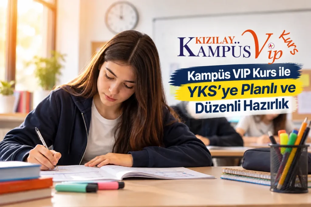 Kampüs VIP Kurs ile YKS’ye Planlı ve Düzenli Hazırlık